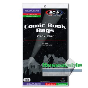 Comic Book Bag Silver Label