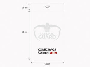 Comic book bag current big dimensions