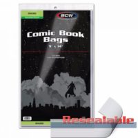 BCW comic book bags graded resealable