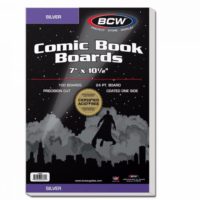 BCW silver comic book boards