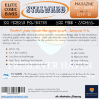 Stalward Elite Polyester Comic Bags – Magazine 10