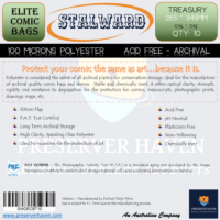 Stalward Elite Polyester Comic Bags – Treasury 10