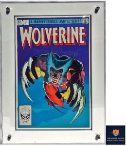 Comic Book Display Frame Modern size White.