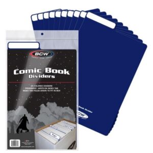 Comic book dividers Blue