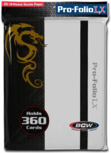 BCW Pro Folio LX Binder 9 Pocket White