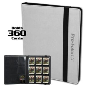 BCW Pro Folio LX Binder 9 Pocket White