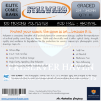Stalward Elite Polyester Comic Bags – Graded 10