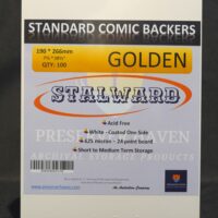 Standard comic boards golden (fronton)