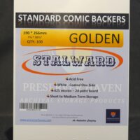 Standard comic boards golden (fronton)
