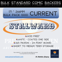 Stalward Comic Book Backing Boards Bulk 1000 Current
