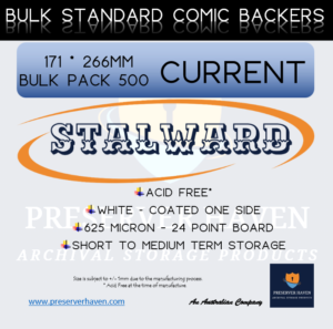 Stalward Comic Book Backing Boards Bulk 500 Current