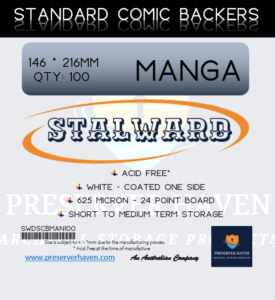 Stalward Standard Comic Book Backing Boards Manga