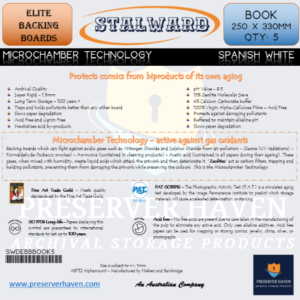 Stalward Elite comic backing board - Book Size. Pack of 5.