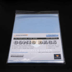 Stalward polypropylene book size standard comic bags