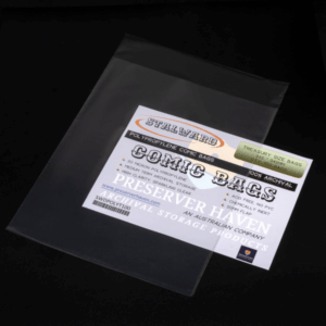 Stalward polypropylene treasury size standard comic bags