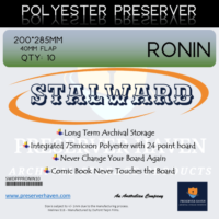Stalward Premium Polyester Preserver Ronin. Pack of 10.