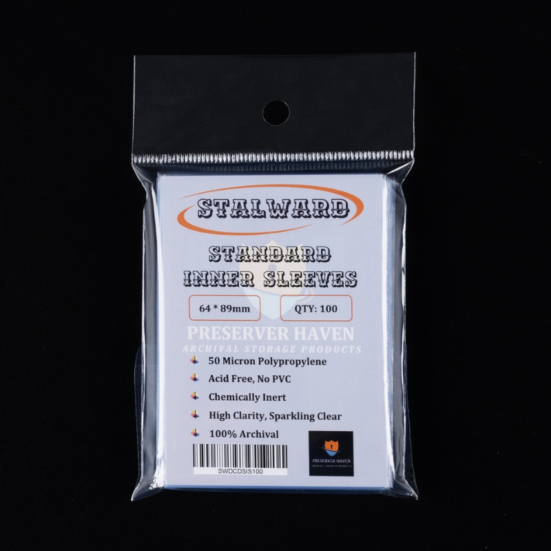 Stalward card standard inner sleeve