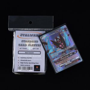 Stalward card standard sleeve matt black