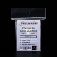 Stalward card standard sleeve matt black