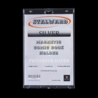 Stalward magnetic comic book holder silver