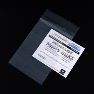 Stalward polypropylene resealable current size standard comic bags