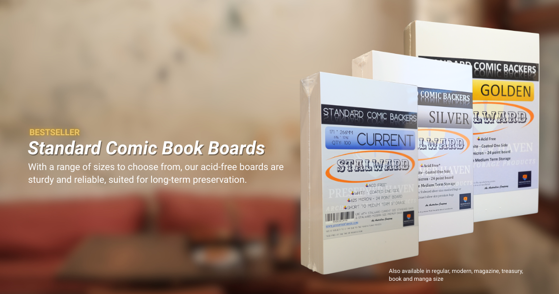 BESTSELLER - Standard Comic Book Boards